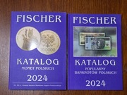 2024 KATALOG MONET i BANKNOTÓW POLSKICH - FISCHER, jak nowy