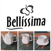 SERWIS DO KAWY/HERBATY PORCELANOWY BELLISSIMA FLORINA