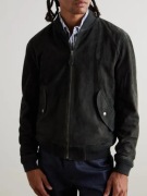 Kurtka skórzana Polo Ralph Lauren M pilotka suede flight jacket zamszowa