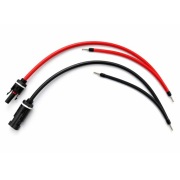 Kable PV do rozdzielnicy. H1Z2Z2-K 4mm² z MC4 i mostkiem - dł 15+25 cm