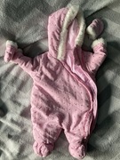 Kombinezon zimowy dla dziewczynki noworodka 3-6 mcy Bernard stan bdb