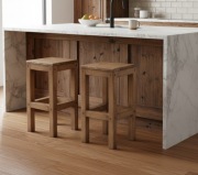 Hoker drewniany / krzesło barowe / stołek barowy – styl LOFT