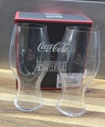 Komplet oryginalnych szklanek Riedel Coca cola