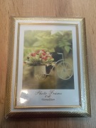 Ramka na zdjęcia złoto-biała