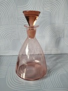 Stara rozalinowa karafka 