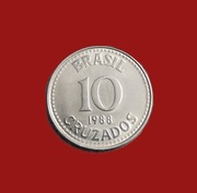 Moneta 10 cruzados 1988, Brazylia