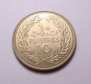 Liban 10 piastres 1968 PIĘKNA!