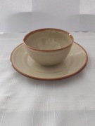 Miseczki z talerzykami porcelit Tułowice 