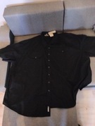 Koszula czarna męska z metką 57/58 duży rozmiar