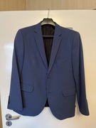Elegancki Garnitur granatowy stan idealny.