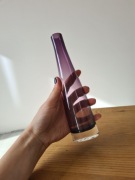 Wazon wazonik fioletowy szklany