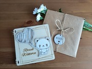 Drewniana kartka - Roczek