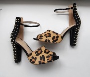 ZARA cudne sandały leopart roz 41