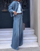 Nowe jeansy Zara szerokie nogawki  The ZW High Rise Wide Leg  8307/245/400