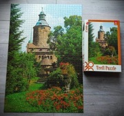Puzzle trudne. Zamek Czocha castle 1500.  Trefl