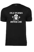 Koszulka z nadrukiem "Old Punks Never Die"... nowa