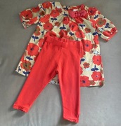 Prześliczny komplet sukienka i getry Next 86 stan bardzo dobry