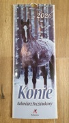 Kalendarz pocztówkowy Konie 2026 rok Słodki pocztówki. Postrcrossing NOWY! 