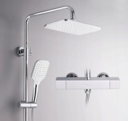 Zestaw Prysznicowy Natynkowy,Deszczownia(38:)