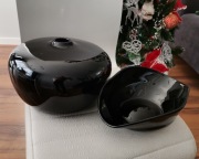 Nowoczesne Wazony na kwiaty czarne