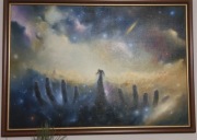 Obraz Mariusza Lewandowskiego Gwiezdny Wędrowiec 2 100x70cm.Obraz Sygnowany