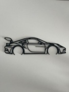 Dekoracja Ścienna 3D - Kontur Porsche 911