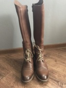 Wysokie kozaki Lemar skóra naturalna