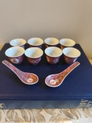 Chiński mali kubeczki na sake. 