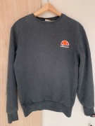 Ellesse Męska bluza (unisex) Szara Crewneck Logo S Vintage