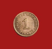 Moneta 1 fenig 1909 "A", Niemcy