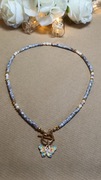 Naszyjnik/ czoker z muszli- rękodzieło