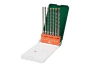 Zestaw wiertel do betonu sds plus parkside 5 6x2 8x2 10 12