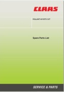 Katalog części prasa CLAAS ROLLANT 46 ROTO CUT