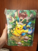 Skórzany album na karty Pokemon dla dzieci 400 kart 