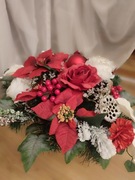 Duża wiązanka świąteczna premium na grób, nr 27