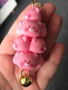 Brelok z mini dzwoneczkiem PIG Mix 