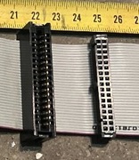 Retro PC Taśma FDD do napędu dyskietek 3,5 5,25 pojedyncza 65cm