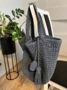 Torba duża szydełkowa.