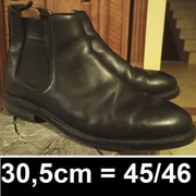 739zł GANT MadeInPortugal Chelsea 45/46 czarne 30,5 cm sztyblety wsuwane