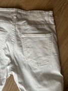 Białe spodnie Pull&Bear W31 – skinny, stan idealny