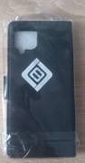 Etui z klapką magnetyczną i szkłem do Samsung Galaxy A42 5G, czarne Nr A1