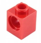LEGO TECHNIC BRICK 1X1 RED 654121/6541