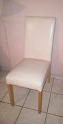 Krzesło z eko skóry w bardzo dobrym stanie.