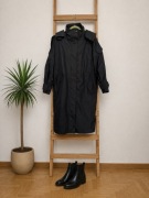 Parka płaszcz Zara nowy z metkami czarny