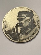 Piłsudski. Alpaka fi 38 mm. Gyges