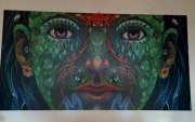 Przepiękny duży obraz 140x75. UNIKAT! Ayahuasca