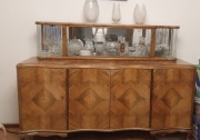 meble retro + kryształy