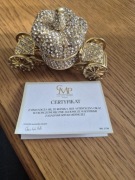 Kryształowa Karoca schowek na biżuterie 