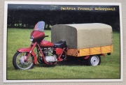 Pocztówka motocykl Junak B20