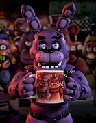 Five Nights at Freddy’s gra prezent dla dziecka gracza nerda geeka kubek 